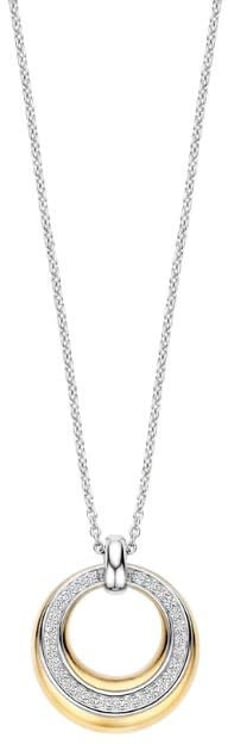 Ti Sento Ti Sento Collier 34119ZY/42 Zilver Bi-color met Zirkonia 38-48cm