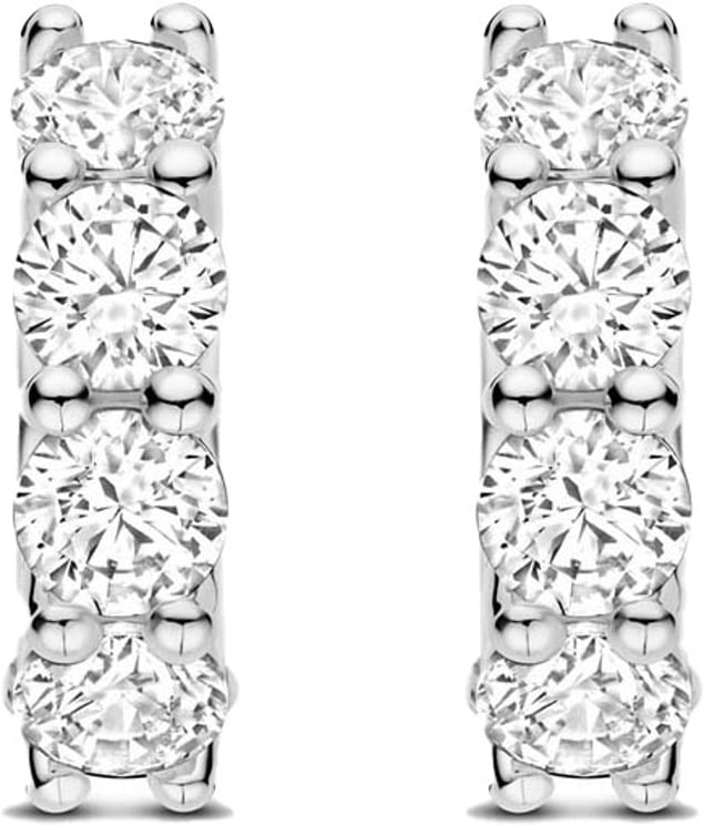 Ti Sento Ti Sento Oorbellen 78023ZI Zilver met Zirkonia