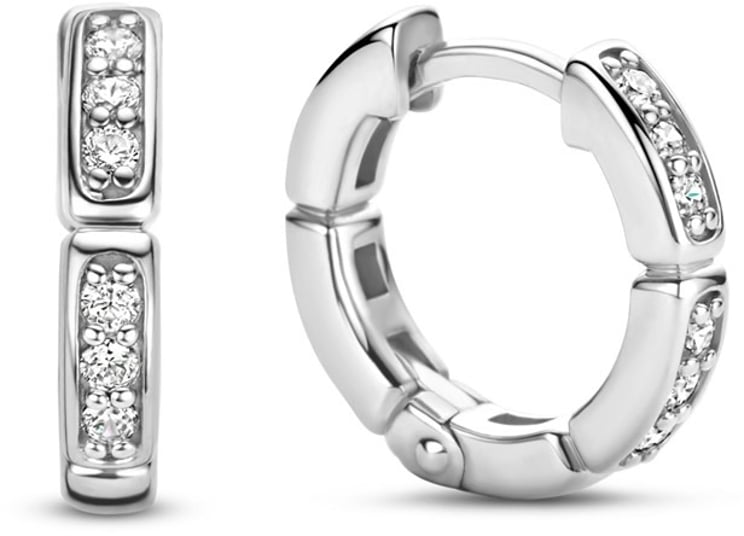 Ti Sento Ti Sento Oorbellen 7889ZI Oorringen zilver met zirkonia