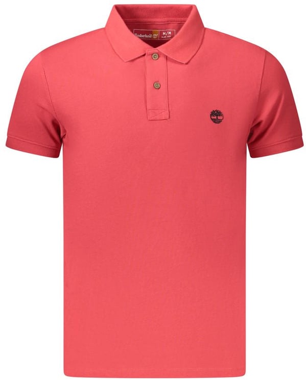 Timberland Timberland Red Cotton Men Polo Shirt