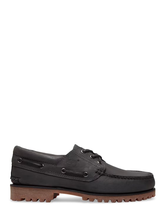 Timberland Classic Boat Shoes with Dark Grey Nubuck Upper