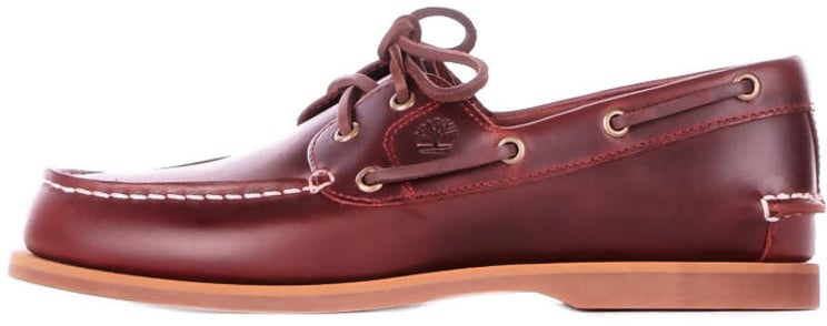 Timberland Flat Shoes Burgundi