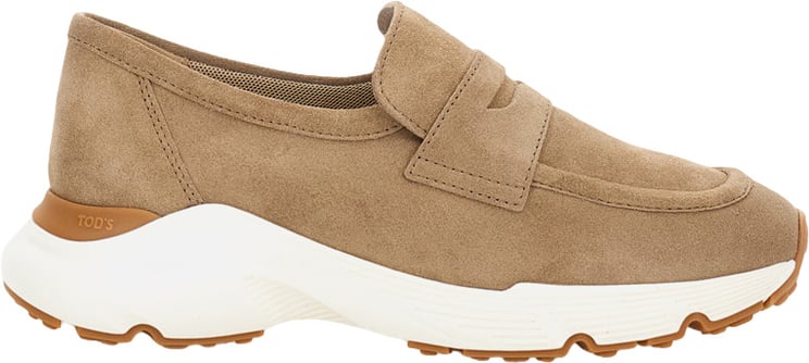 Tod's Deep Brown Smooth Leather Sport Run Loafer