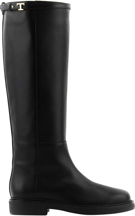 Tod's Tod's Leather Boot Black