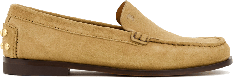 Tod's Metal Studs Loafer Camel