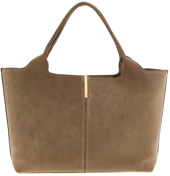 Tod's Tod's Beige Calfskin Tote Bag
