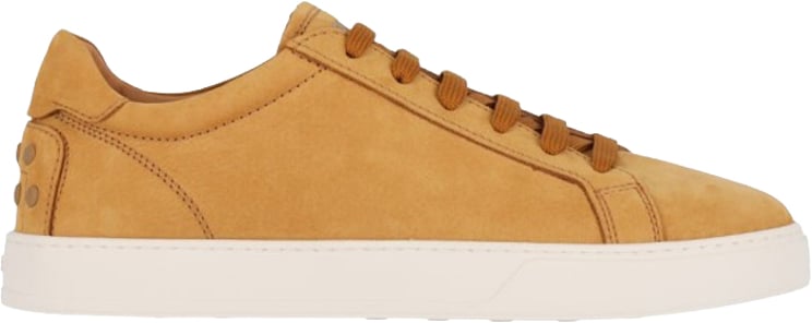 Tod's Nubuck Leather Sneakers With Round Toe