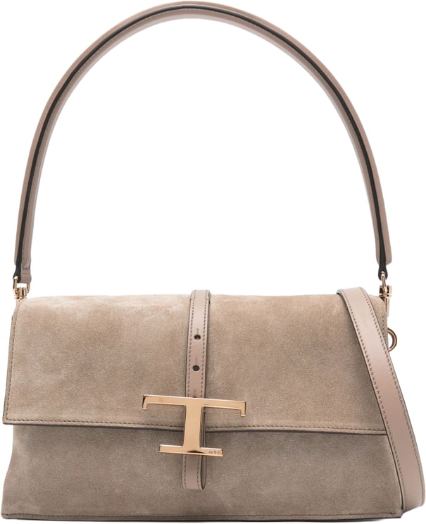 Tod's Structured Suede Handbag