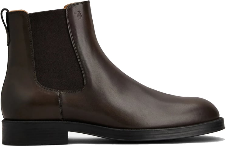 Tod's Black Stivaletto Smooth Leather Ankle Boots
