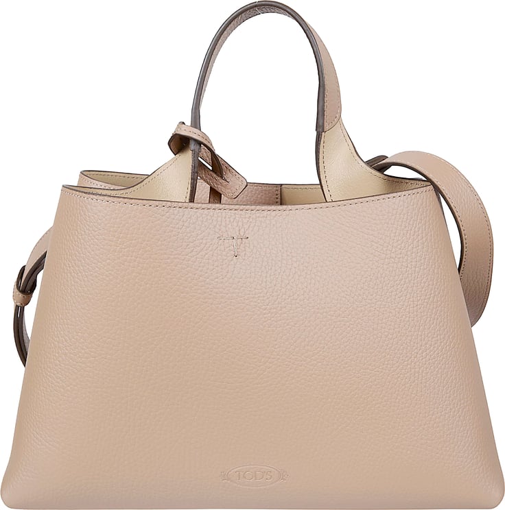 Tod's Pebbled Calfskin Shoulder Bag