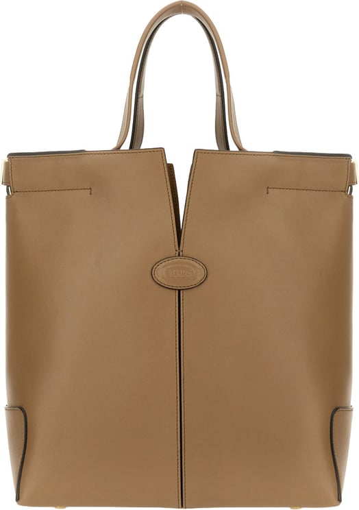 Tod's Structured Calfskin Leather Bag