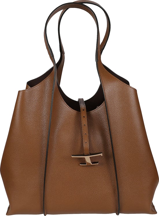 Tod's Medium Tsb Shopping Bag Brown