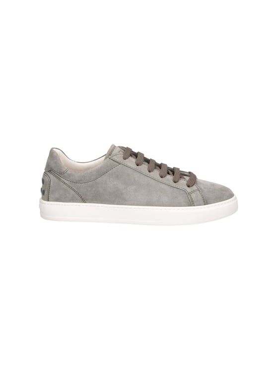 Tod's Green Calf Suede Sneakers