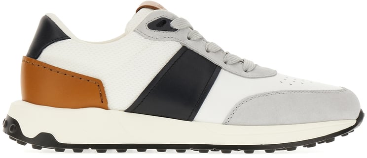 Tod's Tod's Multicolor leather and mesh sneakers
