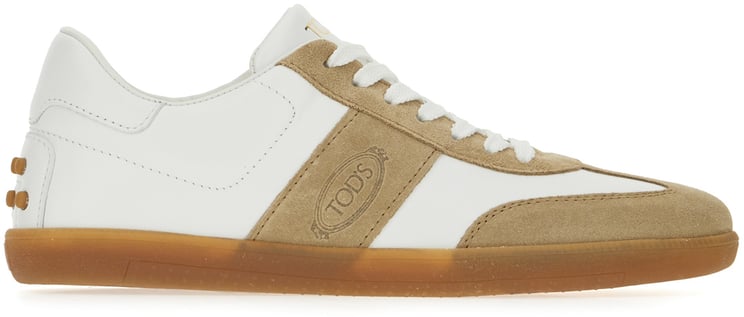 Tod's Tod's Multicolor leather and suede Cassetta sneakers