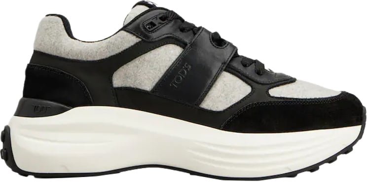 Tod's Sneakers Nero Grigio Medio