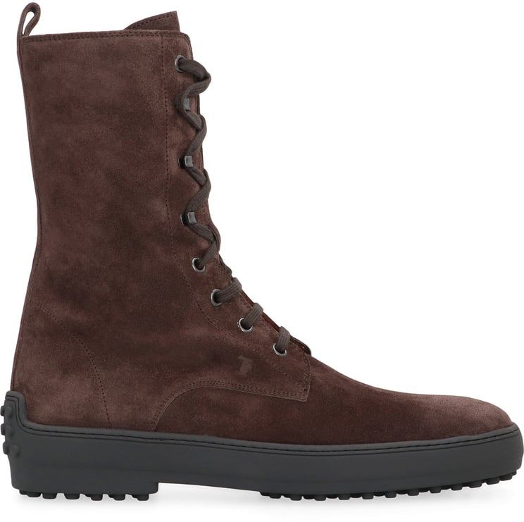 Tod's Ankle boot Winter Rubber in Suede Leather