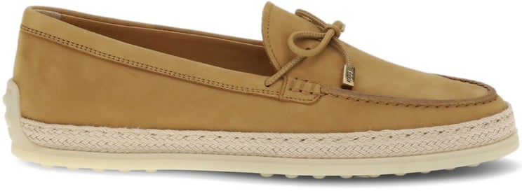 Tod's Flat Shoes Camel