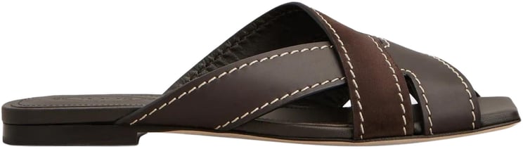 Tod's Dames Sand.Cuoio Flat 99L Fasce Incr