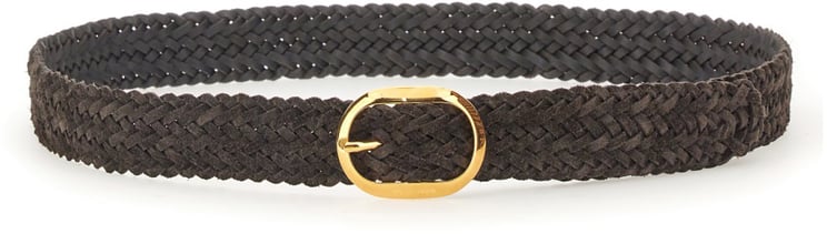 Tom Ford WOVEN LEATHER BELT