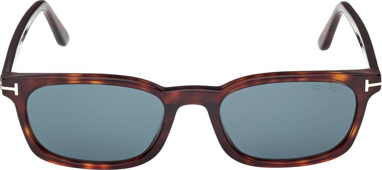 Tom Ford Ft1300 Rectangular Tortoiseshell Sunglasses