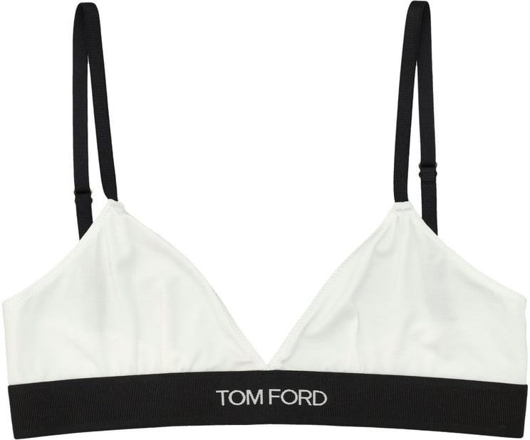 Tom Ford Bra Logo Bianco