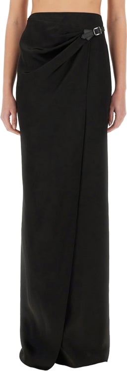 Tom Ford Maxi Wrap Skirt With Belt Detail