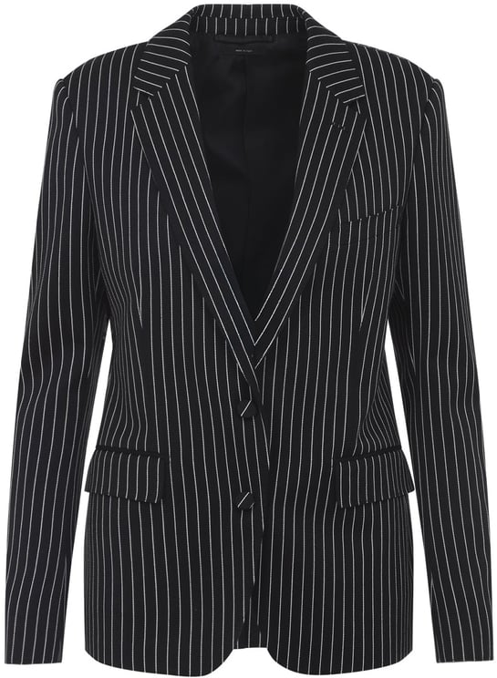 Tom Ford Tom Ford Striped Wool Barathea Jacket