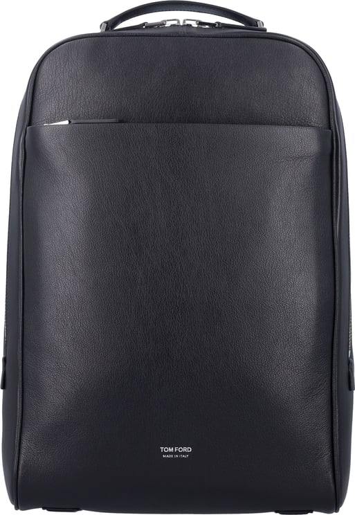 Tom Ford Supple Grain Leather Classic Backpack Nero