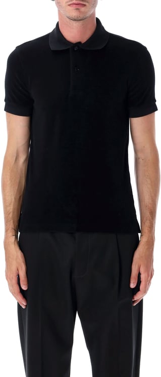 Tom Ford Toweling Polo Nero
