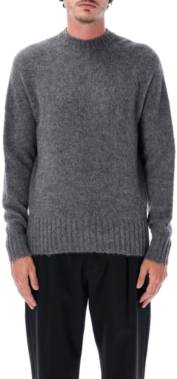 Tom Ford Seamless Brushed Crewneck Light Charcoal