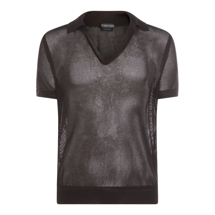 Tom Ford Classic Brown T-Shirt with Clean Silhouette