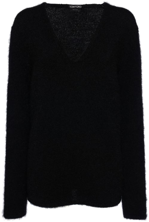 Tom Ford Black sweater with versatile V-neck