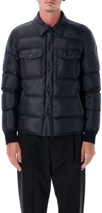 Tom Ford Satin Down Shirtjacket Night Indigo