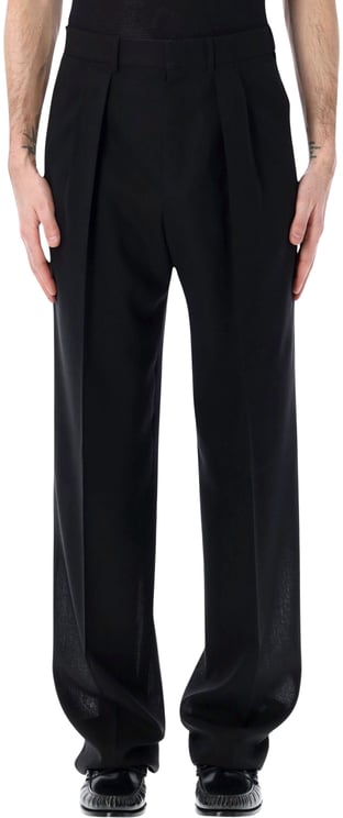Tom Ford Double Pleat Pant Nero