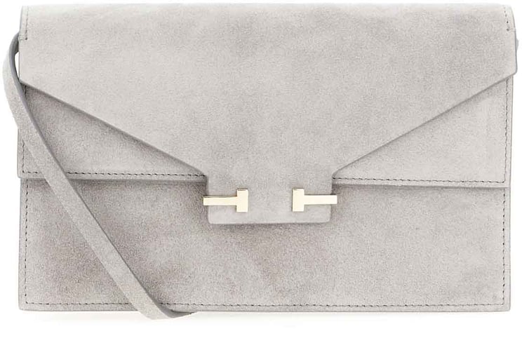 Tom Ford Tom Ford Light grey suede  crossbody bag