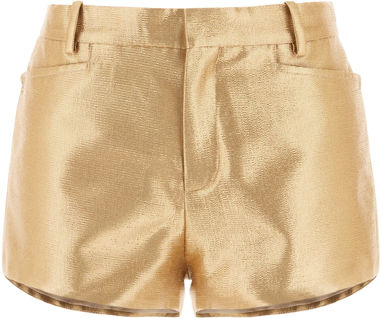 Tom Ford Tom Ford Gold wool blend shorts
