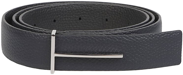 Tom Ford Slim T Reversible Belt Blue