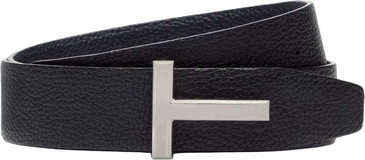 Tom Ford SOFT GRAIN LEATHER REVERSIBLE T BELT
