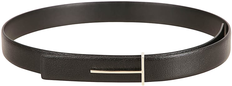 Tom Ford Reversible Black Goatskin Belt