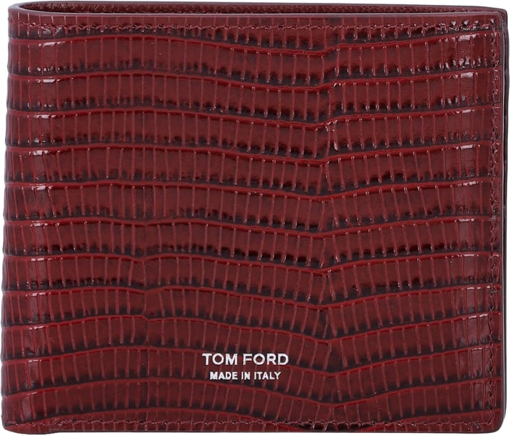 Tom Ford Bfold Wallet Ruby Red