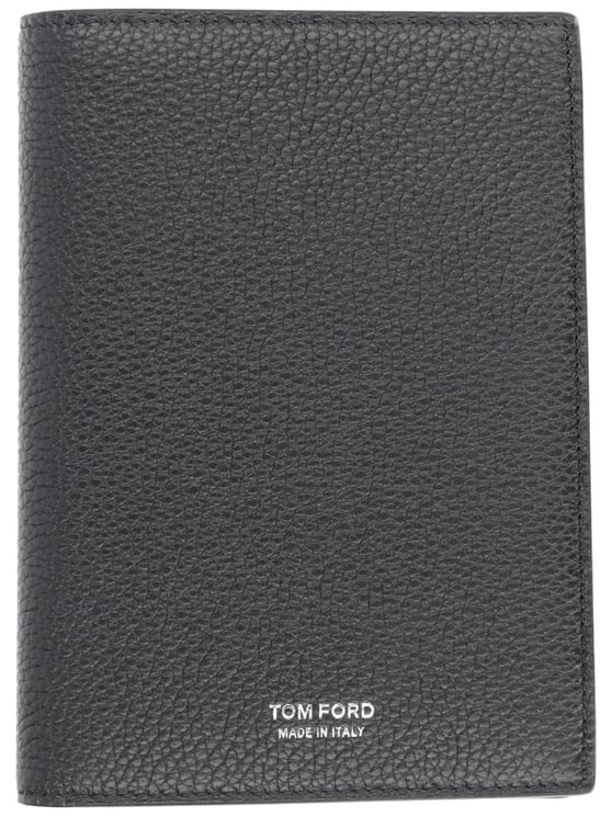 Tom Ford Pebbled Texture Bi-Fold Leather Wallet