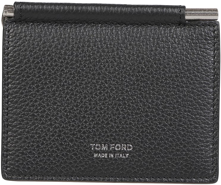 Tom Ford Folding Money Clip Credit Card Holder Black