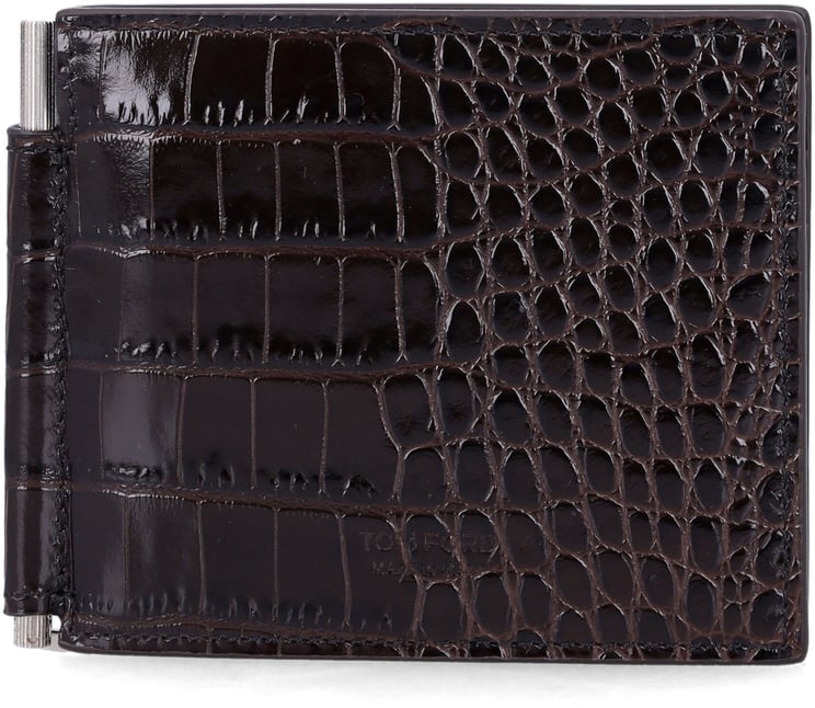 Tom Ford Money Clip Marrone