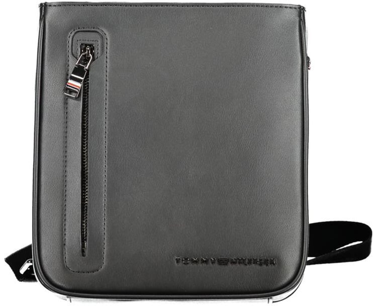 Tommy Hilfiger Tommy Hilfiger Black Polyurethane Men's Shoulder Bag