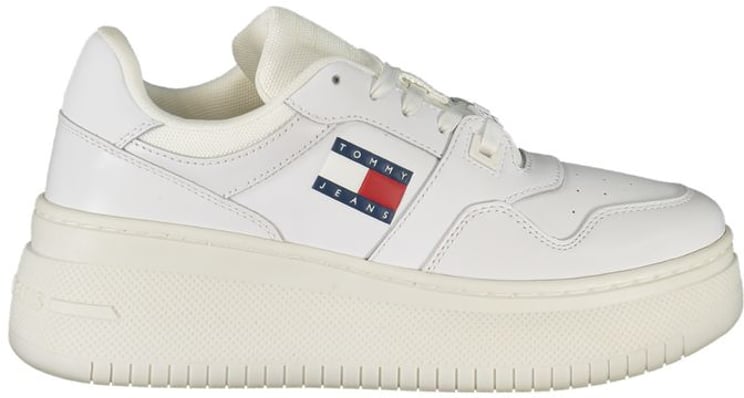 Tommy Hilfiger Tommy Hilfiger Bianco Leather Women Sneaker