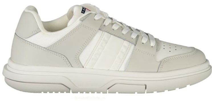 Tommy Hilfiger Tommy Hilfiger White Leather Women Sneaker