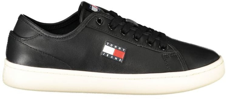 Tommy Hilfiger Tommy Hilfiger Black Polyurethane Women Sneaker