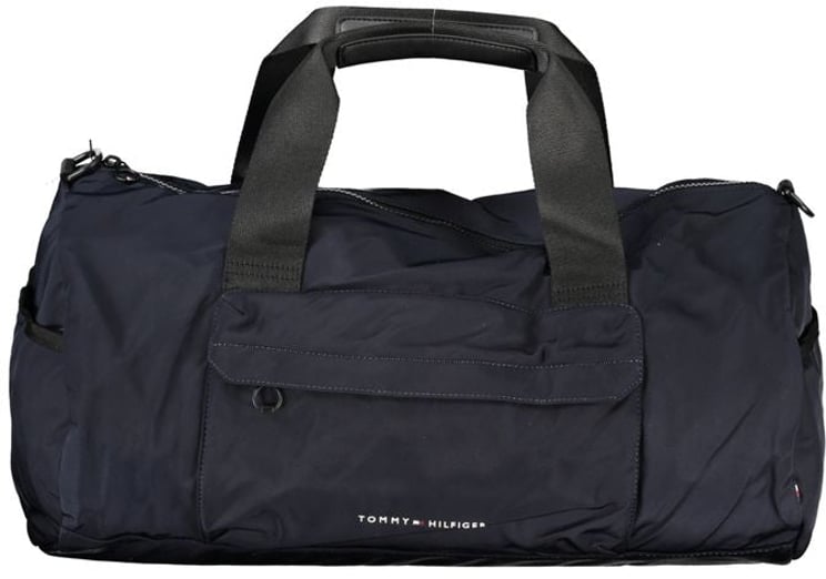 Tommy Hilfiger Tommy Hilfiger Blue Polyester Men's Bag with Adjustable Shoulder Strap