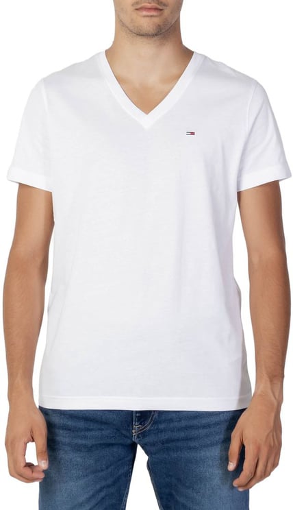 Tommy Hilfiger Tommy Hilfiger Jeans White Cotton T-Shirt